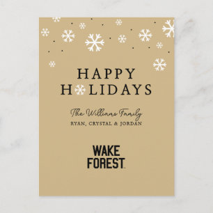 Wake Forest University   Wake Forest Holiday Postcard