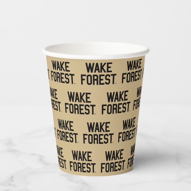 Wake Forest University | Wake Forest Paper Cups (Back)