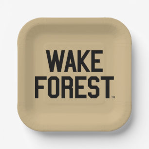 Wake Forest University Wake Forest Paper Plate