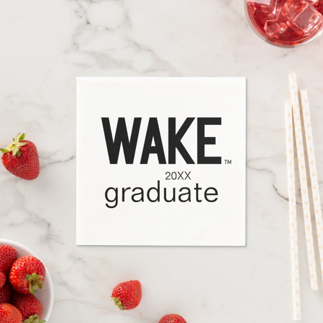 Wake Forest University | Wake Wordmark Napkin (Insitu)