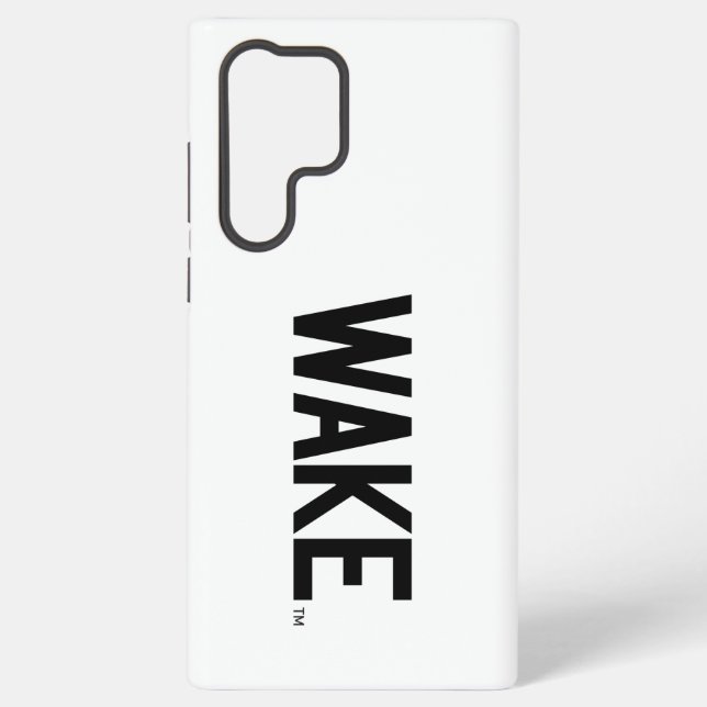 Wake Forest University | Wake Wordmark Samsung Galaxy S22 Ultra Case (Back)