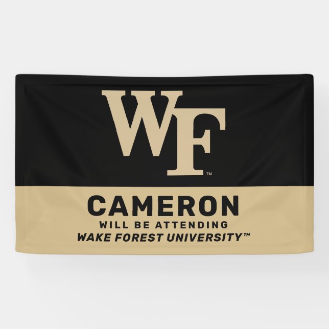 Wake Forest University | WF Banner (Horizontal)