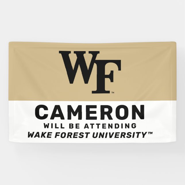 Wake Forest University | WF Banner (Horizontal)