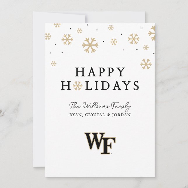 Wake Forest University | WF Holiday Card (Front)