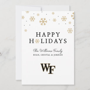 Wake Forest University WF Holiday Card