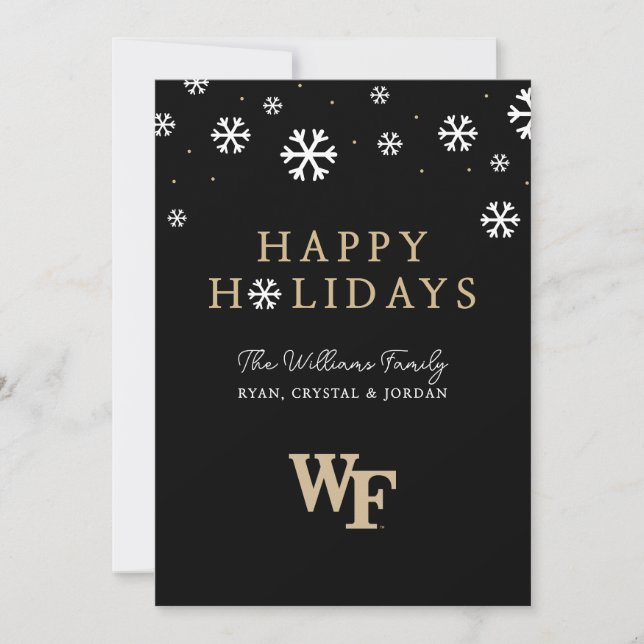 Wake Forest University | WF Holiday Card (Front)