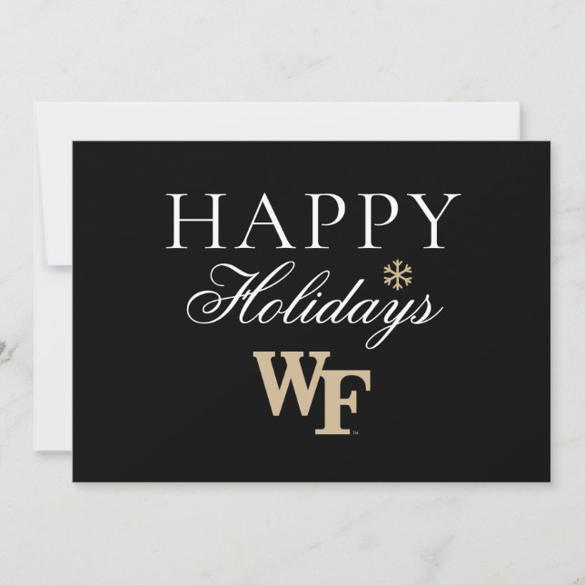 Wake Forest University | WF Holiday Card (Front)