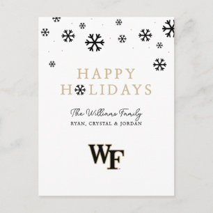 Wake Forest University WF Holiday Postcard