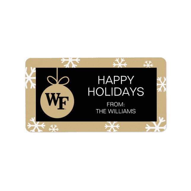 Wake Forest University | WF Label (Front)