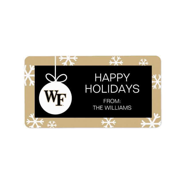 Wake Forest University | WF Label (Front)