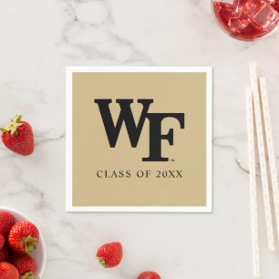Wake Forest University   WF Napkin