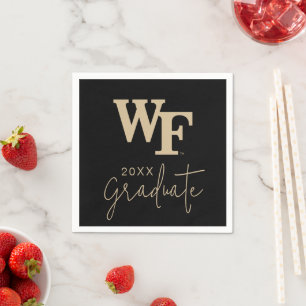 Wake Forest University   WF Napkin
