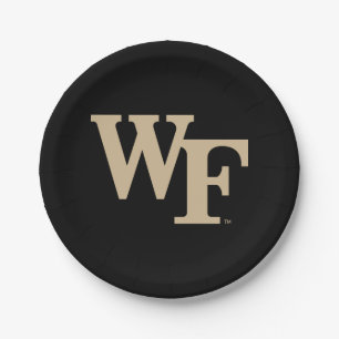 Wake Forest University WF Paper Plate