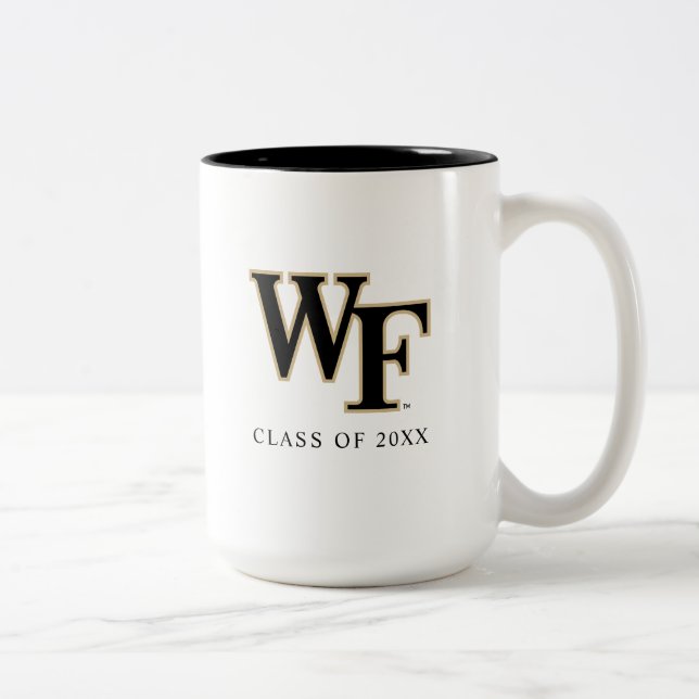 Wake Forest University | WF Two-Tone Coffee Mug (Right)