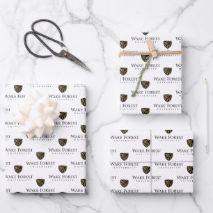 Wake Forest University Wordmark Wrapping Paper Sheet