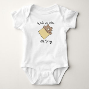 Wake me when it’s spring baby bodysuit