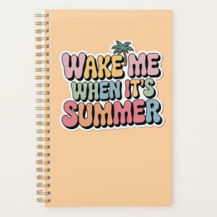 Wake Me When It’s Summer Retro Vibes Planner