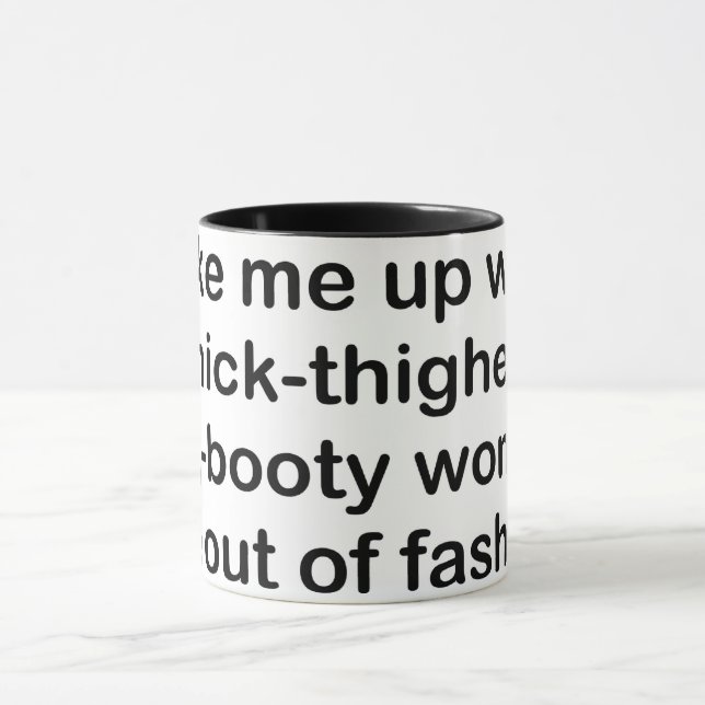 Wake Me When   Mug (Center)