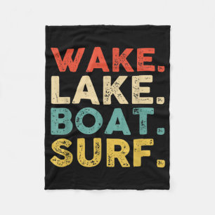 Wake Surfing Wake Surf Wake Surfing Rope Wake Surf Fleece Blanket