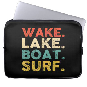 Wake Surfing Wake Surf Wake Surfing Rope Wake Surf Laptop Sleeve
