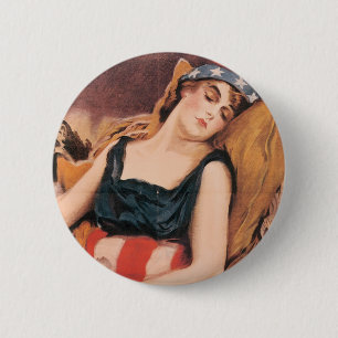 Wake Up America 2 Inch Round Button