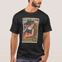 Wake Up America Patriotic T-Shirt