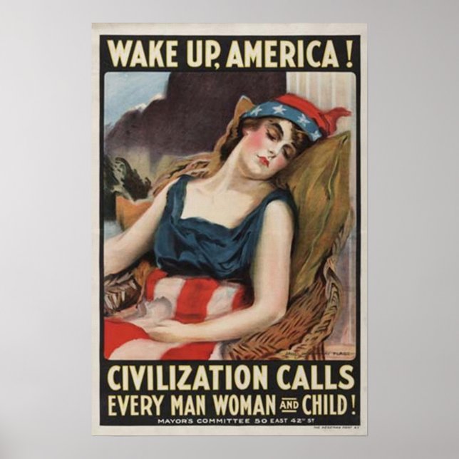Wake Up America! Poster (Front)