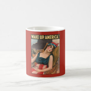 Wake Up America! Poster Coffee Mug