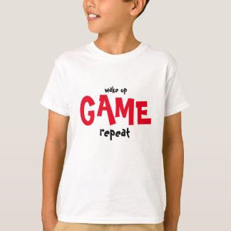 Wake up and Game t shirt  for gamers