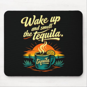Wake up and smell the party crew design Wake up an Mouse Pad