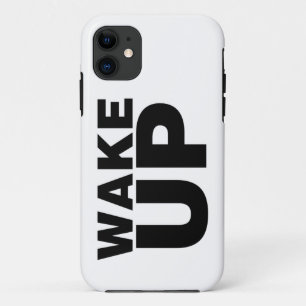 Wake Up Black iPhone 11 Case