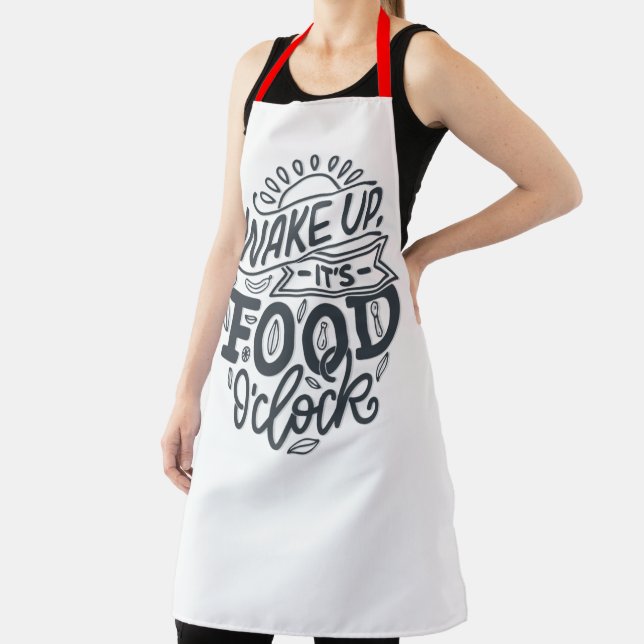 Wake Up Chef Quote Apron (Insitu)