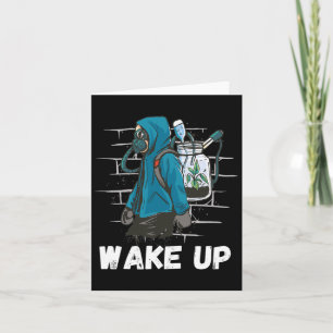 Wake Up Climate Change Rethink Earth Day Activism Card