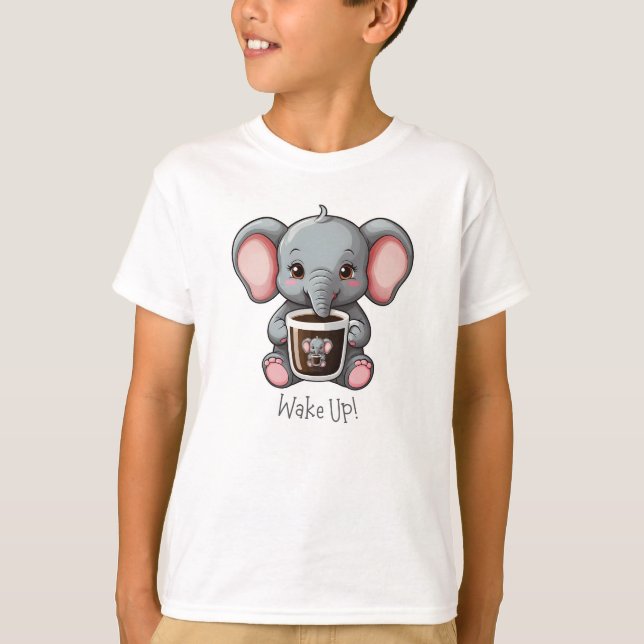 Wake up Elephant  T-Shirt (Front)