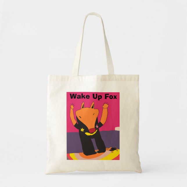Wake Up Fox Tote (Front)