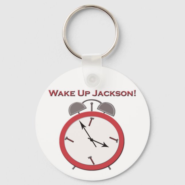 WAKE UP JACKSON KEYCHAIN (Front)