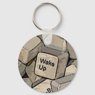 WAKE UP KEYCHAIN