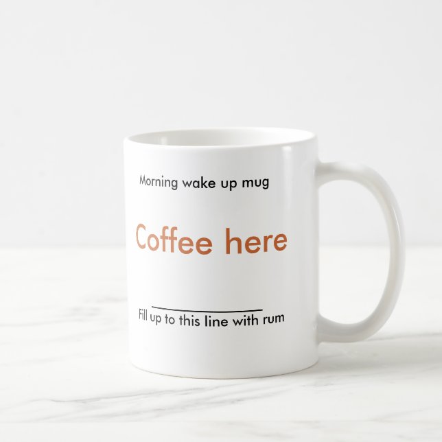 wake up mug (Right)