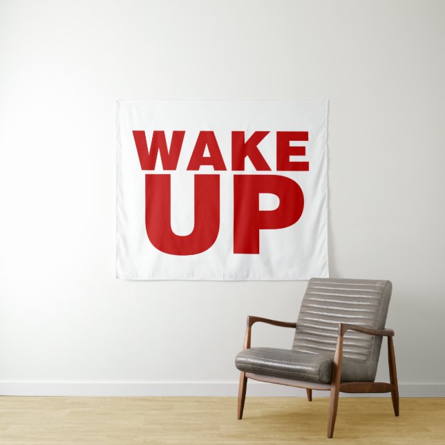 Wake Up Red Tapestry (In Situ (Horizontal))