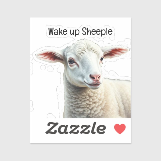 Wake up Sheeple Conspiracy Theory Quote (Sheet)