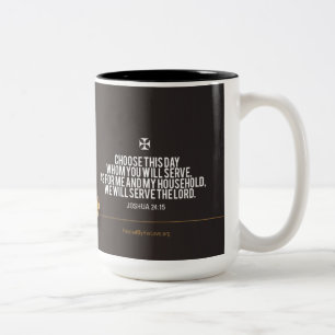 Wake Up & Smell the Incense   Choose this day Two-Tone Coffee Mug