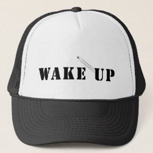 WAKE UP TRUCKER HAT