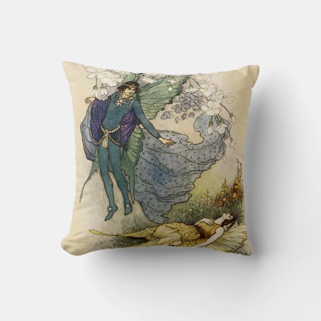Wake When Some Vile Thing is Near Throw Pillow (Front)