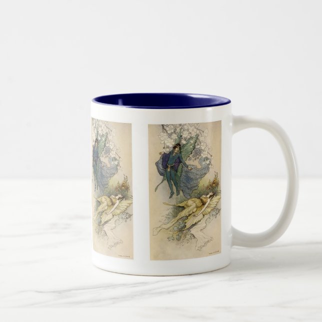 Wake When Some Vile Thing is Near Two-Tone Coffee Mug (Right)