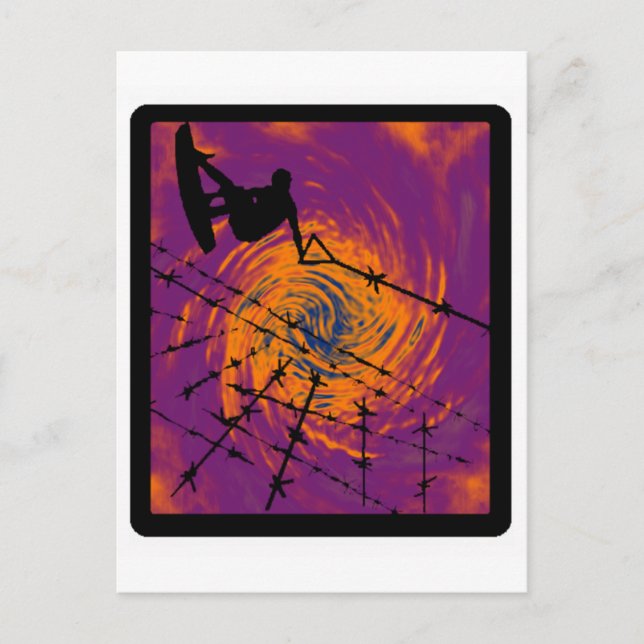 WAKEBOARD ALL SEAMS POSTCARD (Front)