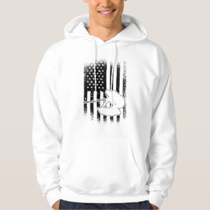 Wakeboard American Flag Wakeboarding Wakeboarder Hoodie
