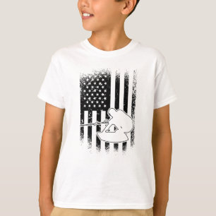 Wakeboard American Flag Wakeboarding Wakeboarder T-Shirt