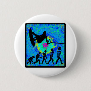 Wakeboard Evolving Colours 2 Inch Round Button