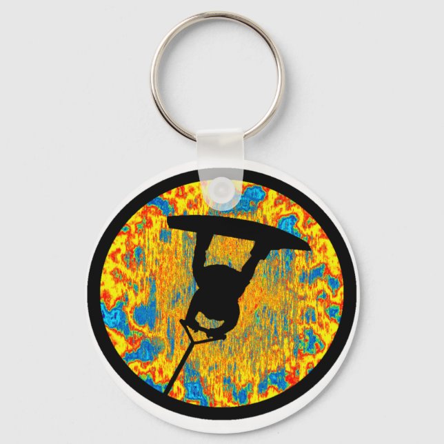 Wakeboard Psycho Raley Keychain (Front)