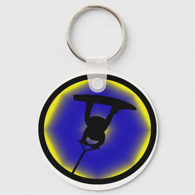 Wakeboard Raley BLellow Keychain (Front)
